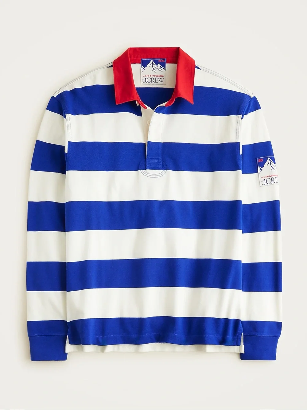 J. CREW U.S. Ski & Snowboard by J.Crew rugby shirt in stripe Size L $128 CQ461